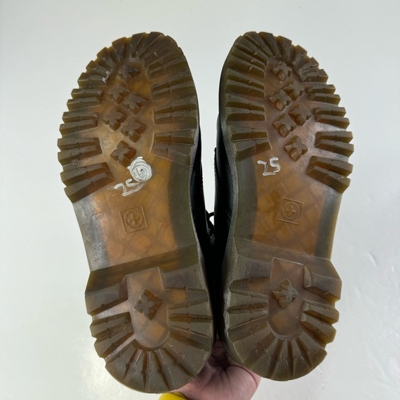 Dr. Martens Women’s Luana Black Leather Lace Up Boots Size 8 - Picture 7 of 8